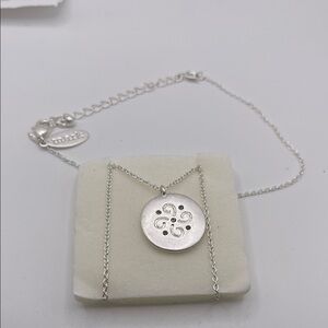 mark.‎ Silver tone Medallion Necklace